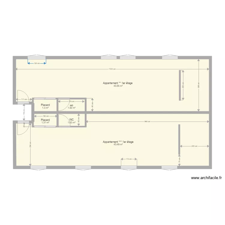 plan 1er étage médréc. Plan de plan 1er étage médréc. Plan de