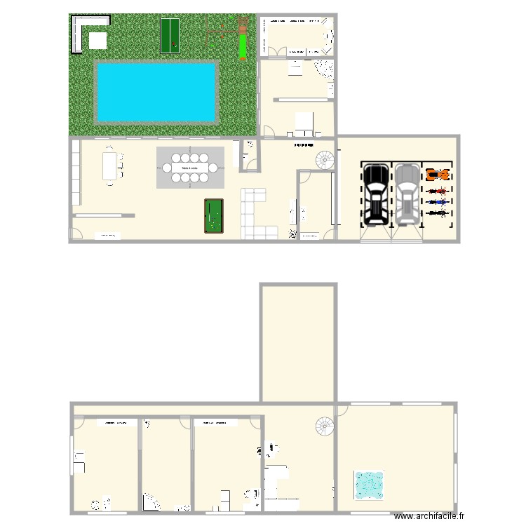 etage 1. Plan de 0 pièce et 0 m2