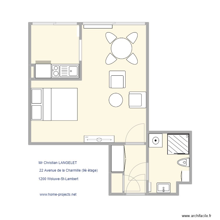 LANGELET 22 CHARMILLE 270723 2. Plan de 6 pièces et 31 m2