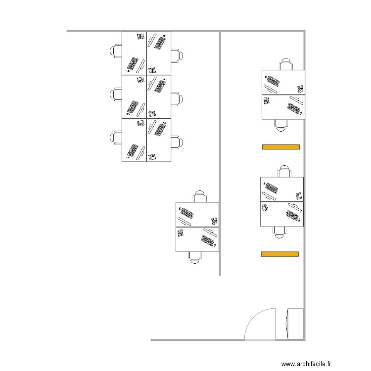 Bureau Manager 2. Plan de 0 pièce et 0 m2