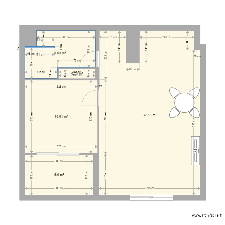 nouvel appart. Plan de 0 pièce et 0 m2