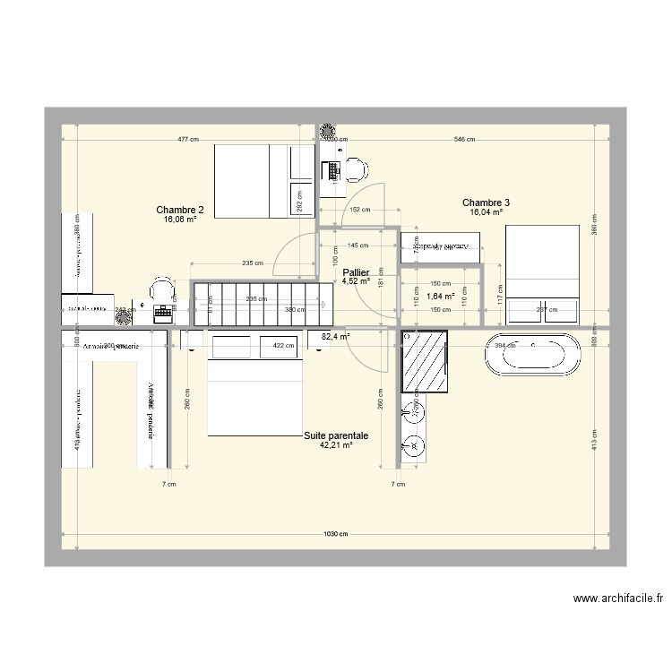 Plans étage. Plan de 0 pièce et 0 m2