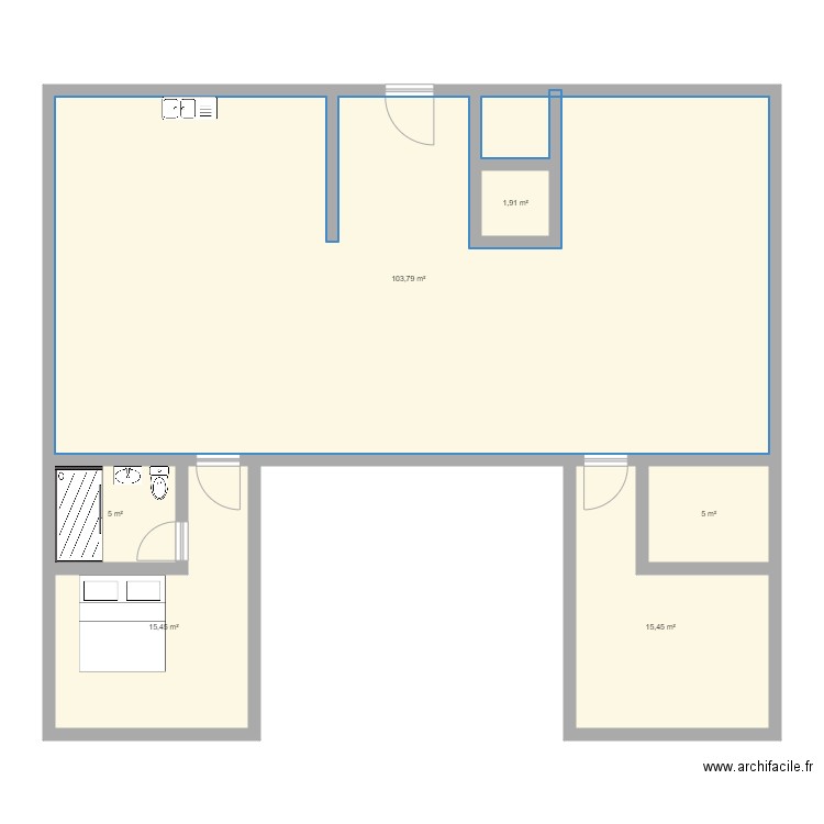 Maison T. Plan de 0 pièce et 0 m2