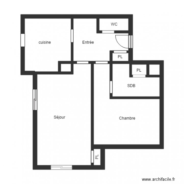 DEVAUCHELLES. Plan de 0 pièce et 0 m2