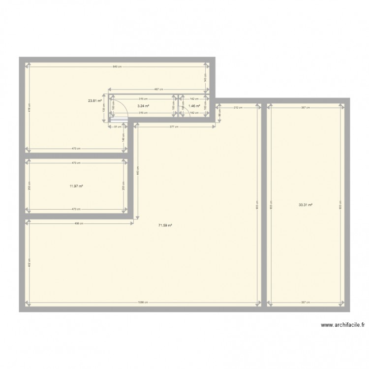 rossard rdc. Plan de 0 pièce et 0 m2