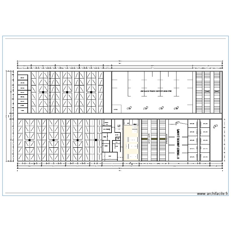 porcibel 2. Plan de 1 pièce et 85 m2