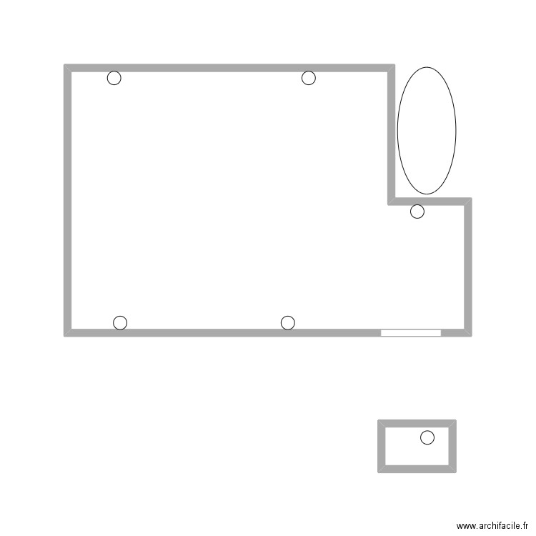 BRANGEON PLOEREN 539. Plan de 2 pièces et 21 m2