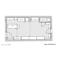 Plan magasin avec &eacute;quipement 