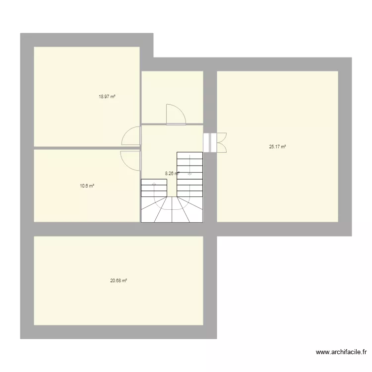 1er étage. Plan de 1er étage. Plan de
