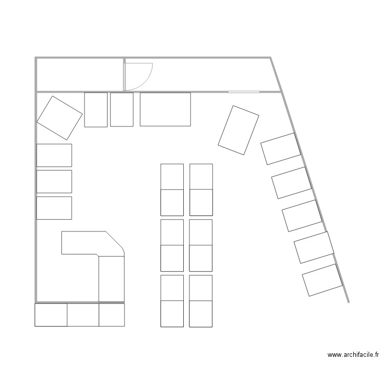 magasin. Plan de 0 pièce et 0 m2