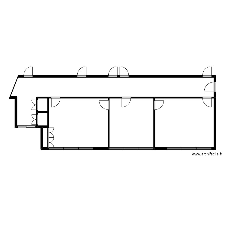 AC_0215. Plan de 7 pièces et 133 m2