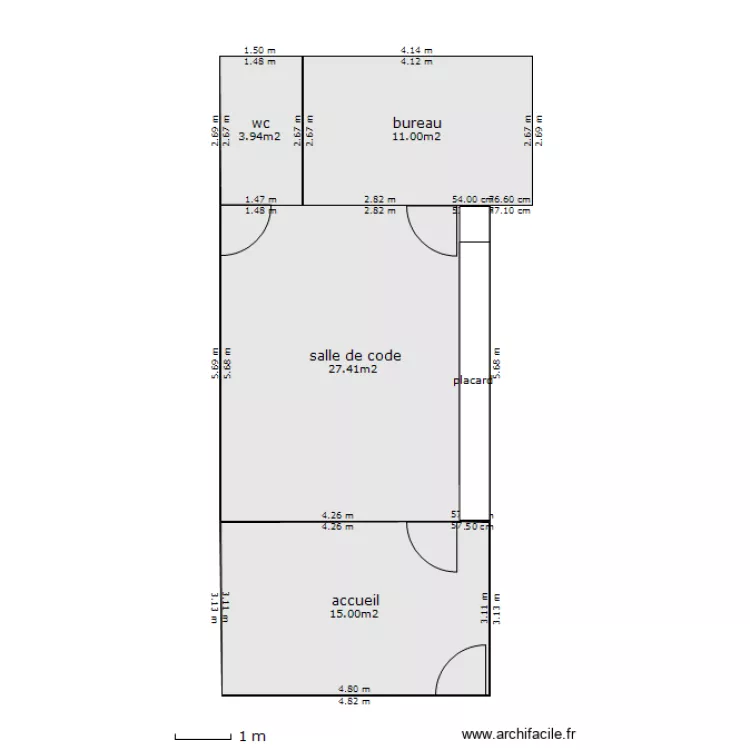 Foch conduite. Plan de 