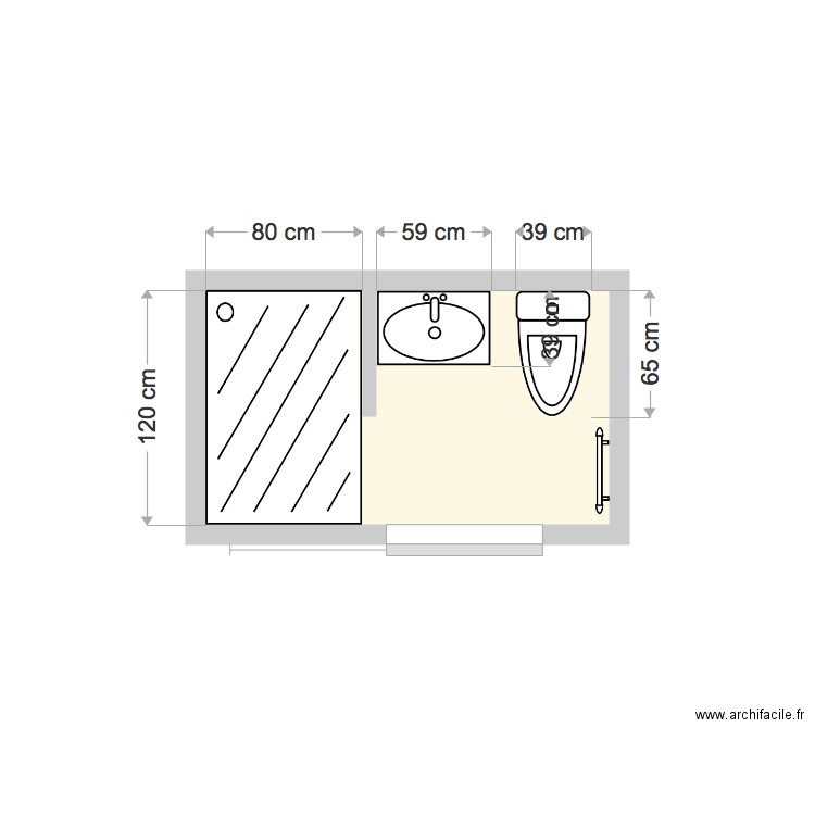 SDB MILLET BARBARA2. Plan de 0 pièce et 0 m2