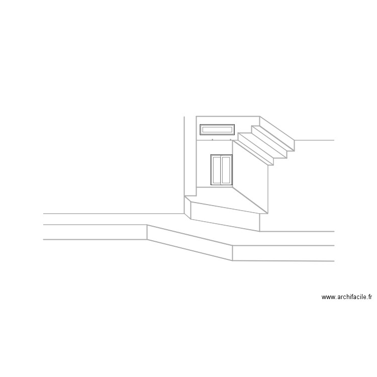 escalier. Plan de 10 pièces et 4 m2