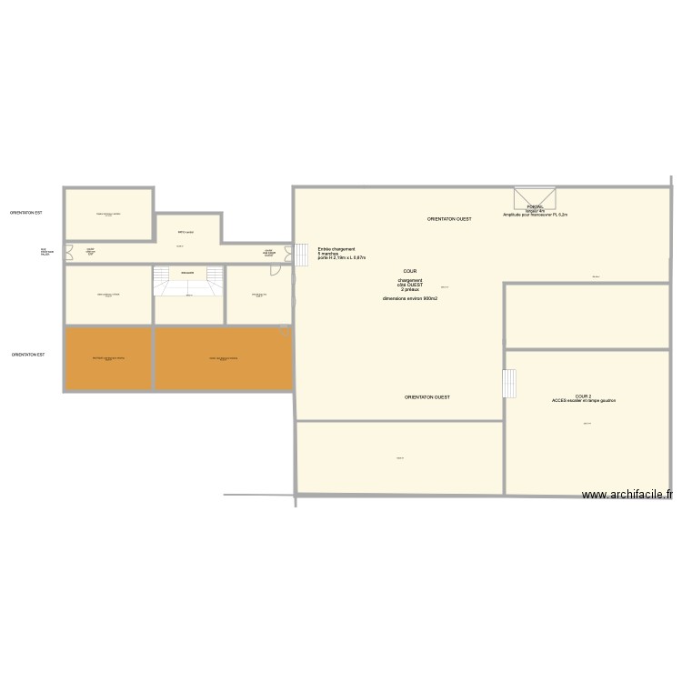 Maison Ambronay RDC. Plan de 12 pièces et 1413 m2