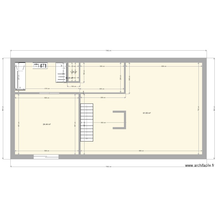 Tourgéville plage étage. Plan de 0 pièce et 0 m2