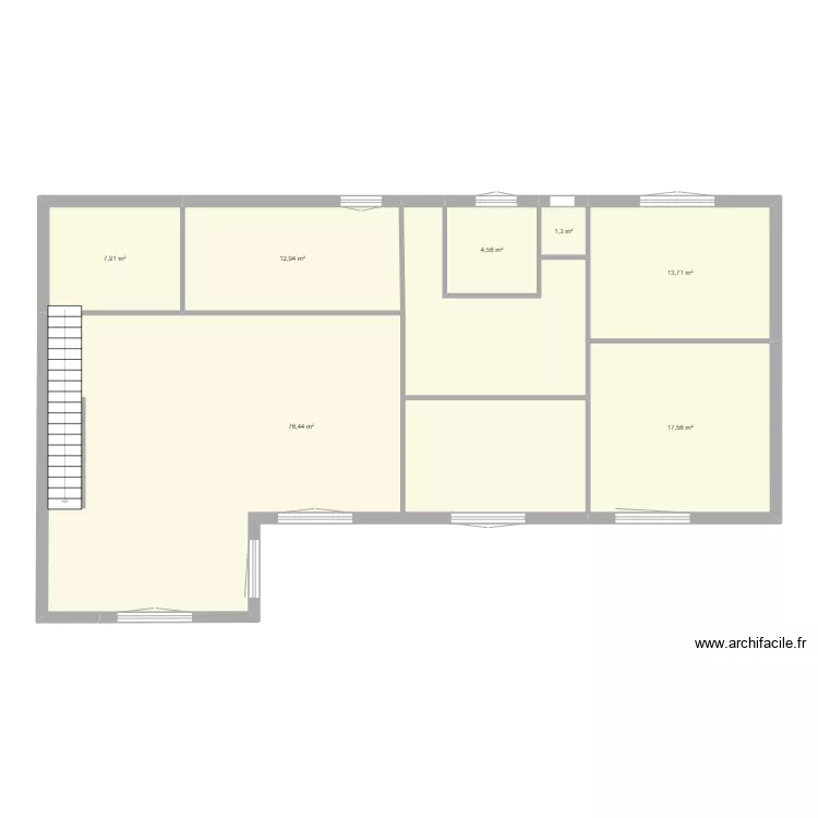 etage chalons. Plan de 