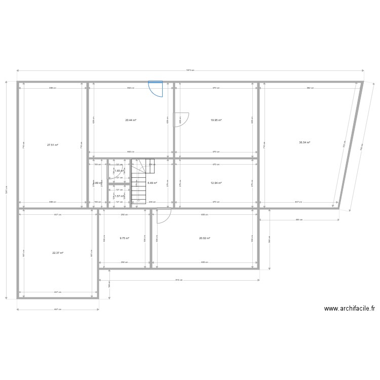 Godimont rdc. Plan de 0 pièce et 0 m2