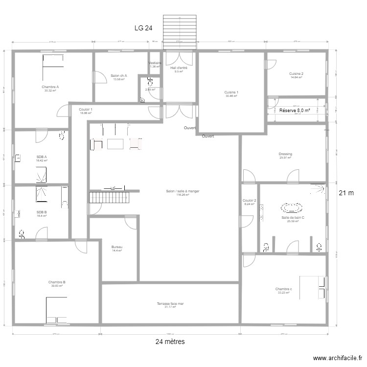 LG24b. Plan de 0 pièce et 0 m2