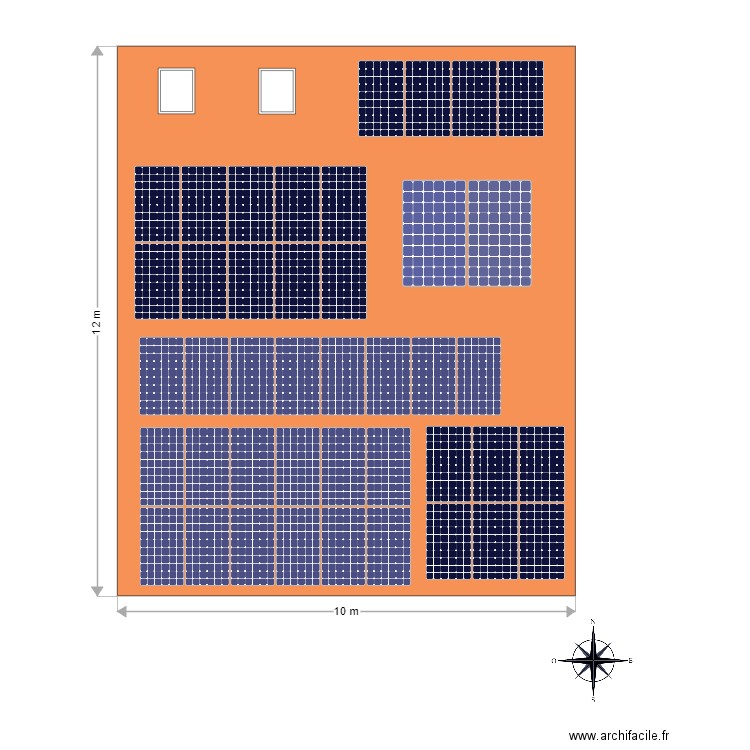 GROSSET. Plan de 0 pièce et 0 m2