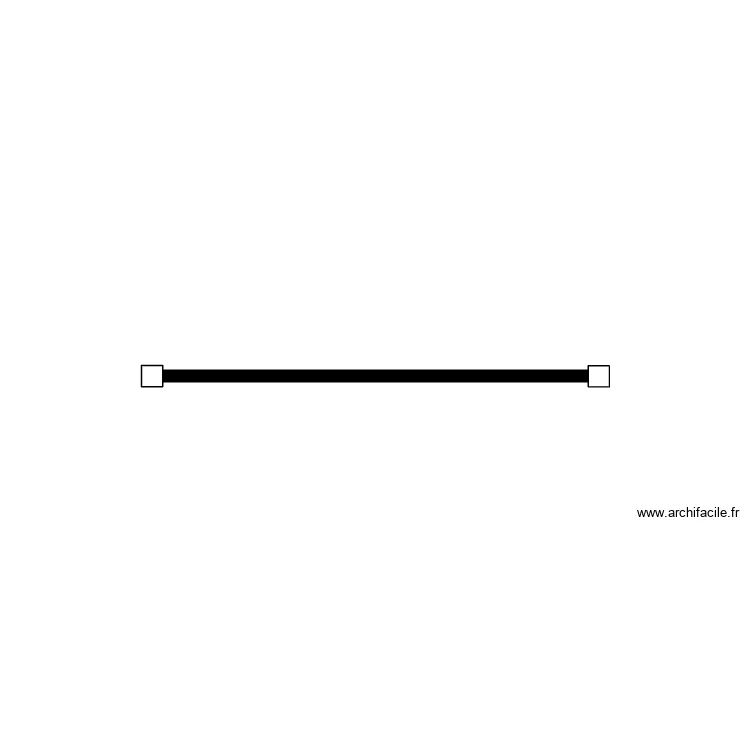 Plan portail battant. Plan de 