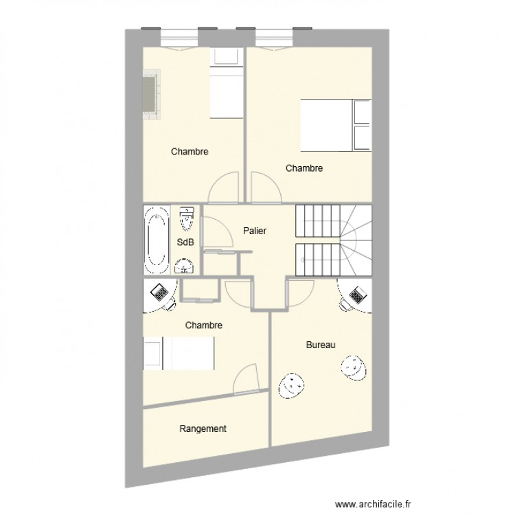 TETE 2iem. Plan de 0 pièce et 0 m2