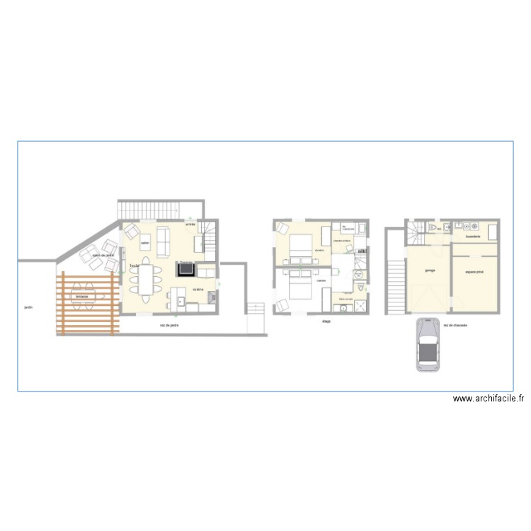 plan maison corse. Plan de 0 pièce et 0 m2