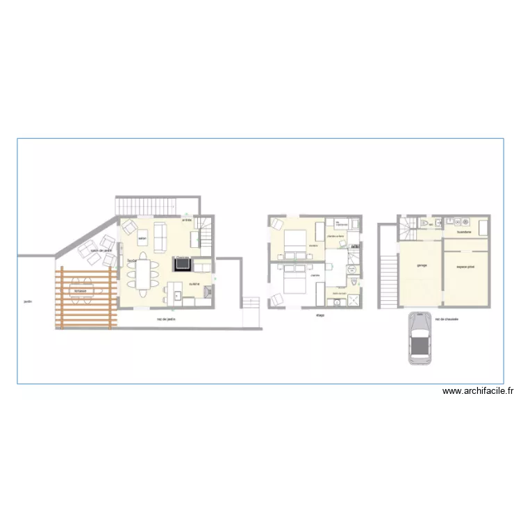 plan maison corse. Plan de 
