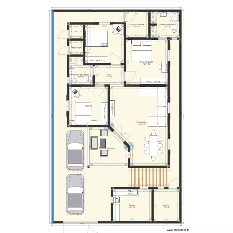 Villa A Louer Margueritte Type v20170603 Renew. Plan de 0 pièce et 0 m2