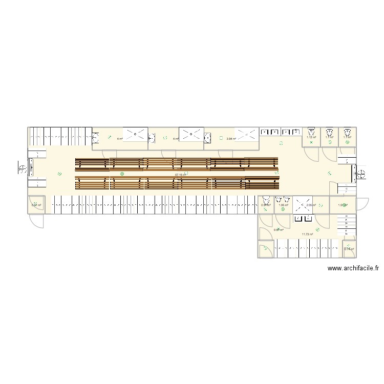 CLINIQUE DES EAUX CLAIRE 2. Plan de 0 pièce et 0 m2