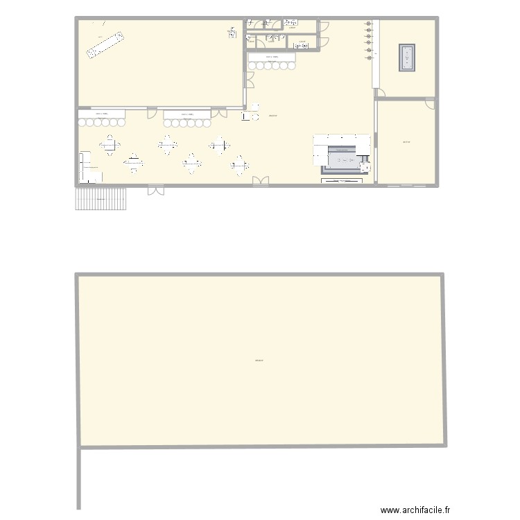RESTO. Plan de 0 pièce et 0 m2