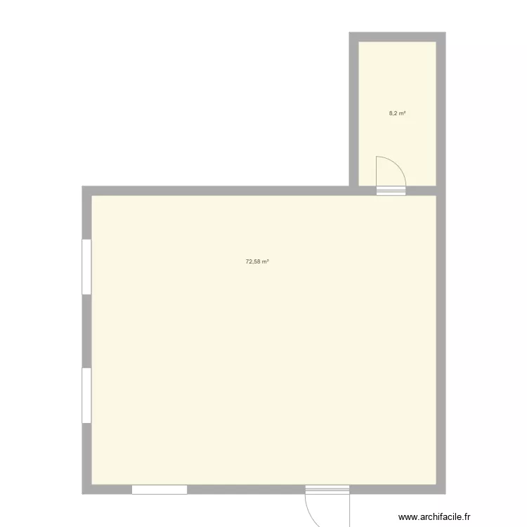 SEBASTIANO BASSE TERRE . Plan de 