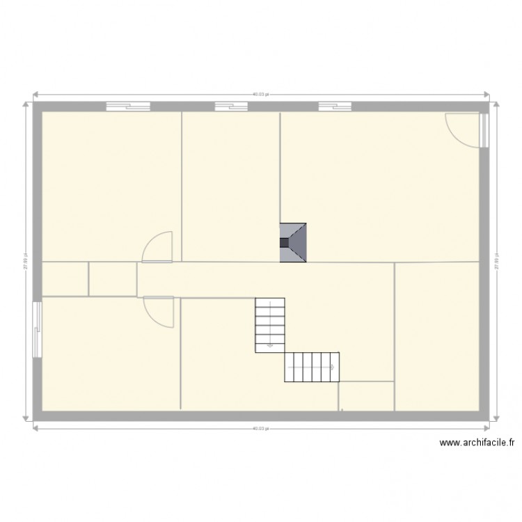 sous sol. Plan de 0 pièce et 0 m2