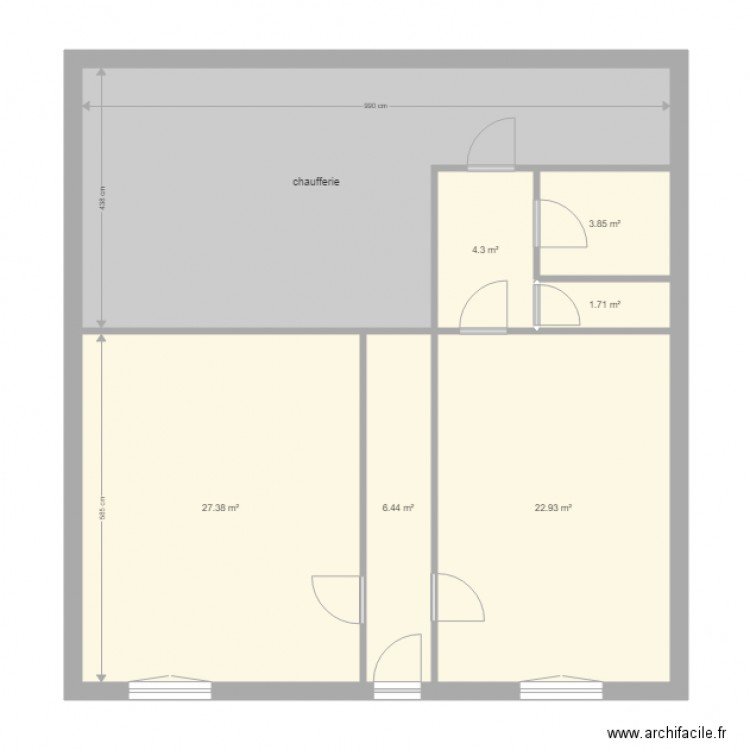 plan dupuy RDC. Plan de 0 pièce et 0 m2