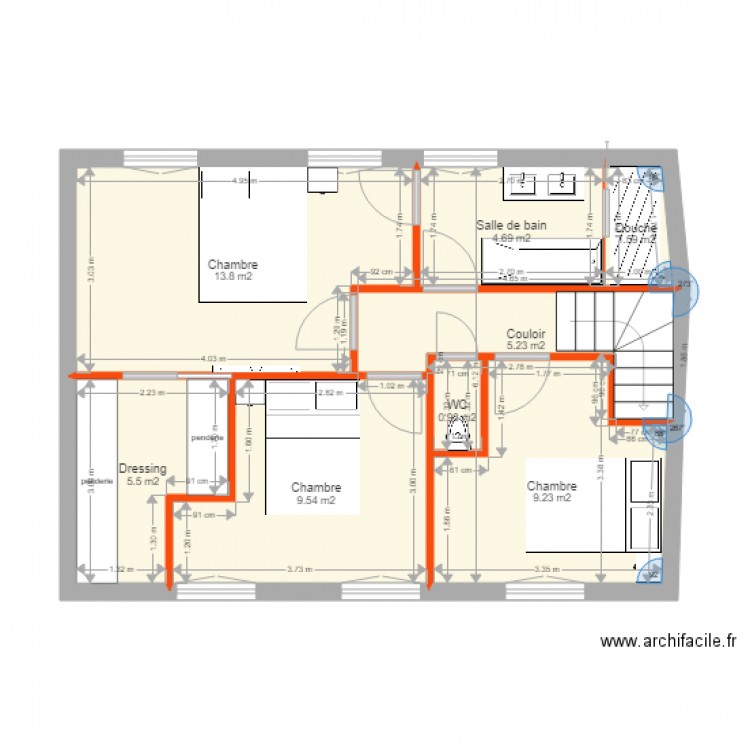 surrélévation 34 RdC. Plan de 0 pièce et 0 m2