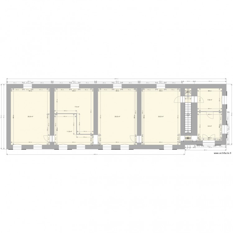 9 Curie 1er étage. Plan de 0 pièce et 0 m2