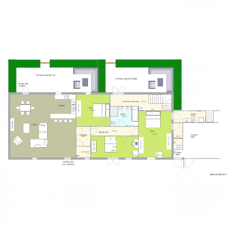 Logement 2 v1large. Plan de 0 pièce et 0 m2