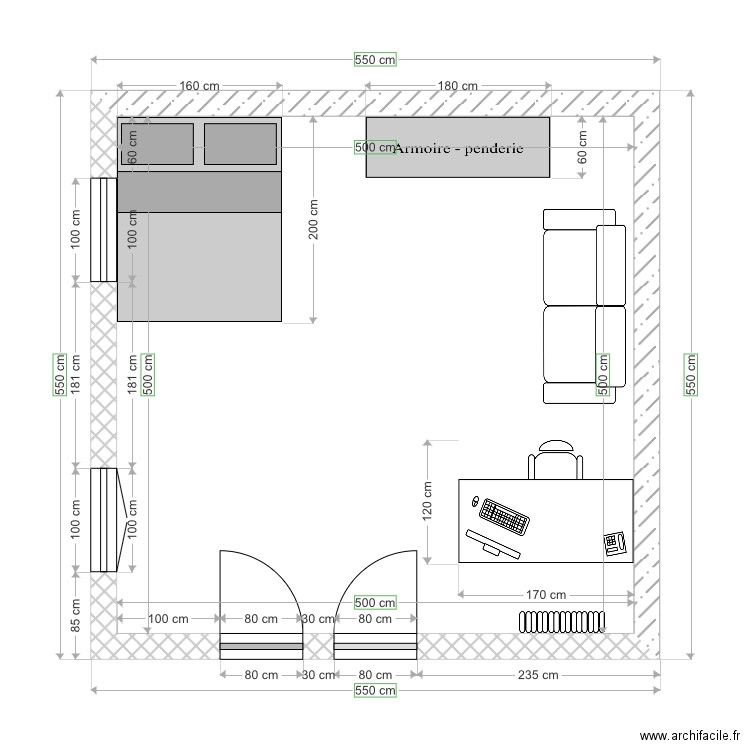 Chambr. Plan de 0 pièce et 0 m2