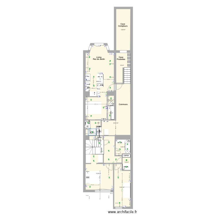 Marie José Rez jardin 2e permis. Plan de 0 pièce et 0 m2