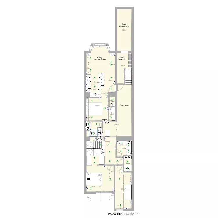 Marie Jos&eacute; Rez jardin 2e permis. Plan de 0 pièce et 0 m2