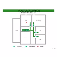 Cr&egrave;che Pin : sous sol 