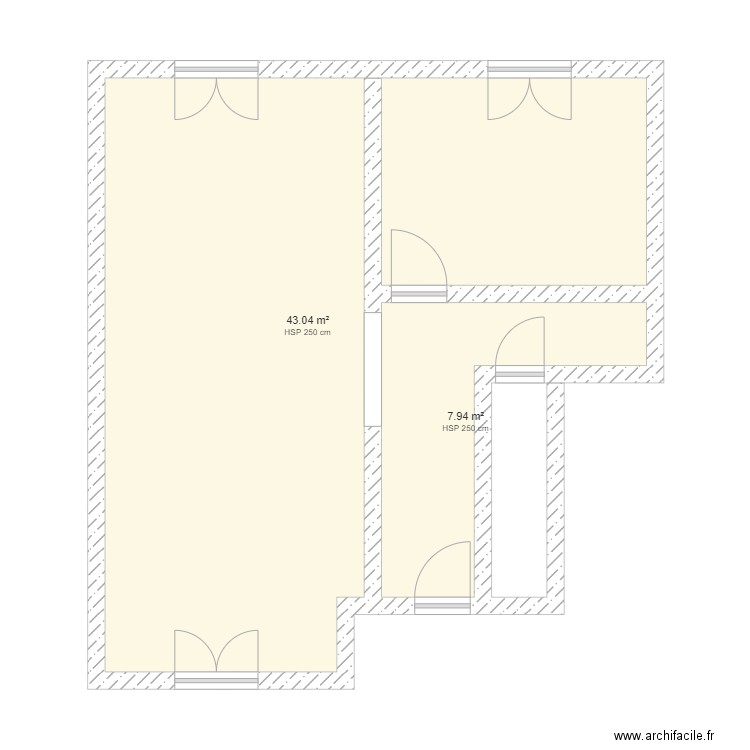 FOURRIER Existant. Plan de 0 pièce et 0 m2