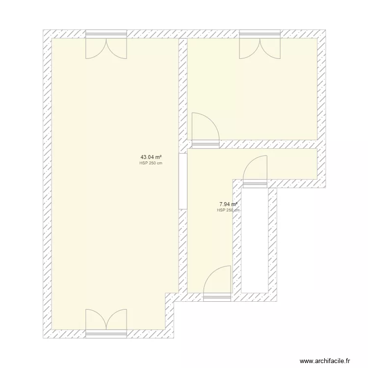 FOURRIER Existant. Plan de 