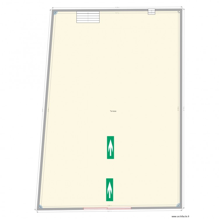 kwetu business acces SARLU. Plan de 1 pièce et 338 m2