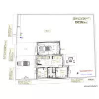 Plan int&eacute;rieur du studio et am&eacute;nagement