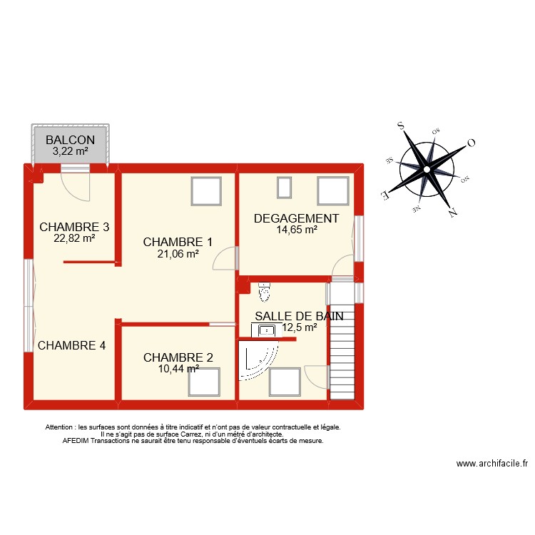 BI 9678. Plan de 25 pièces et 301 m2