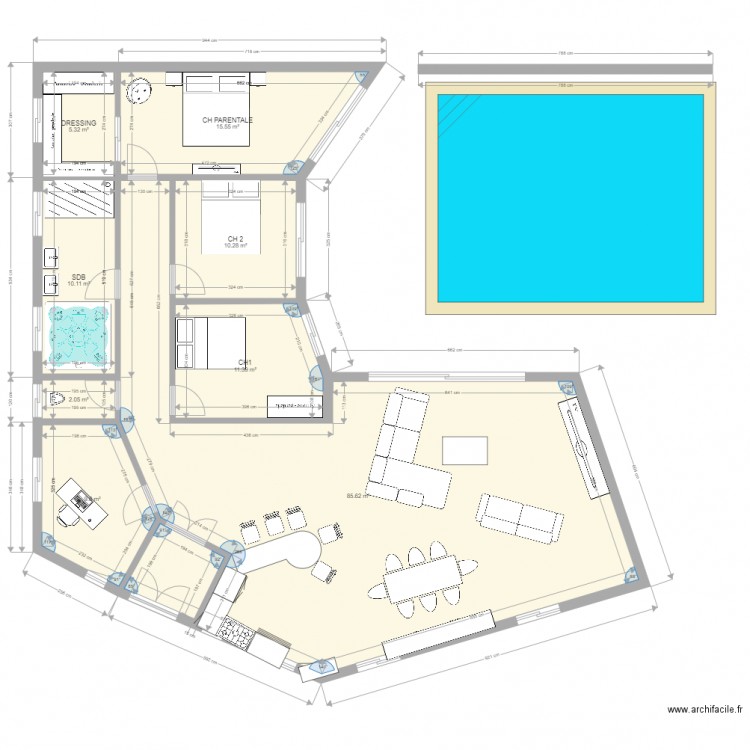 NEW MAISON. Plan de 0 pièce et 0 m2