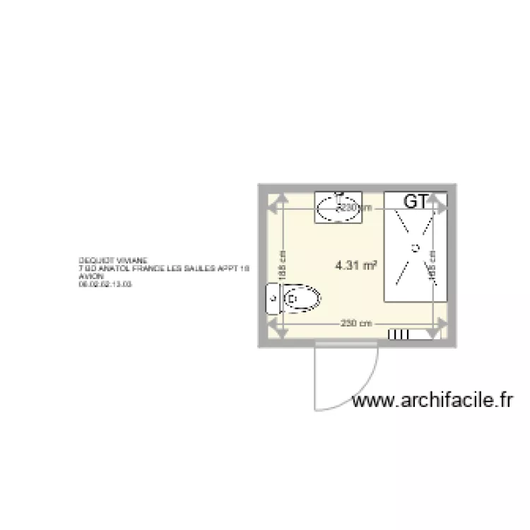 DEQUIDT VIVIANE . Plan de 