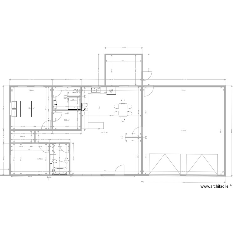 bob ranch house 2 br with island feb 21 Plan dessiné par npmvt
