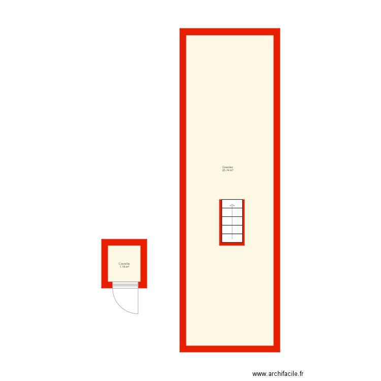 3620 garage et cavette non côté. Plan de 0 pièce et 0 m2